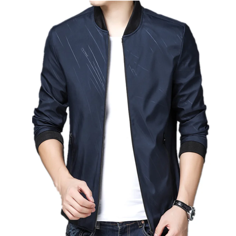 

Новинка осени 2020, мужское тонкое пальто, модная повседневная бейсбольная куртка с воротником и длинными рукавами, Casaca Masculino Jaqueta Inverno Kurtki