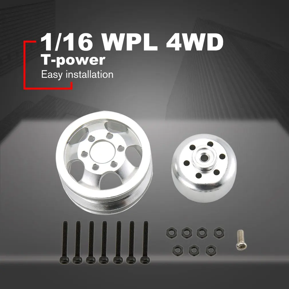 4 шт. T power WPL классическое металлическое колесо радиоуправляемого автомобиля