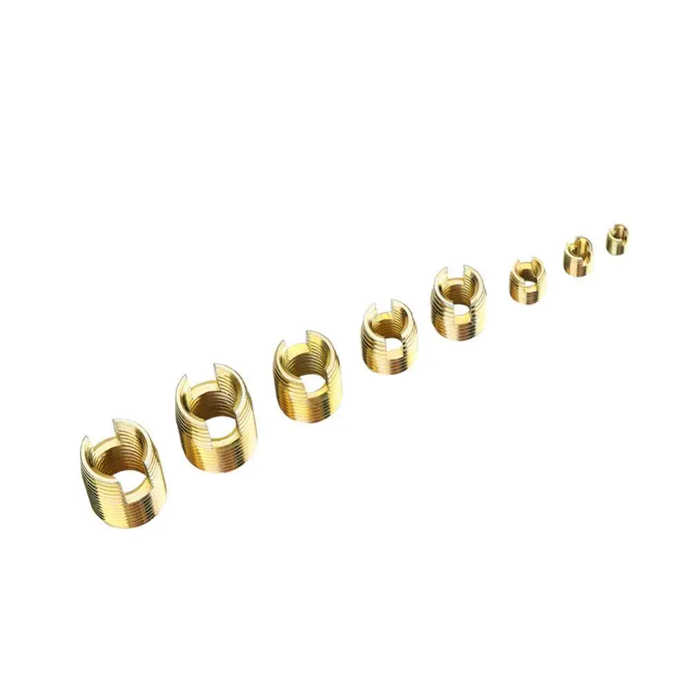 

116Pcs Self Tapping Thread Slotted Inserts Steel Wire Thread Inserts Set w/ Box