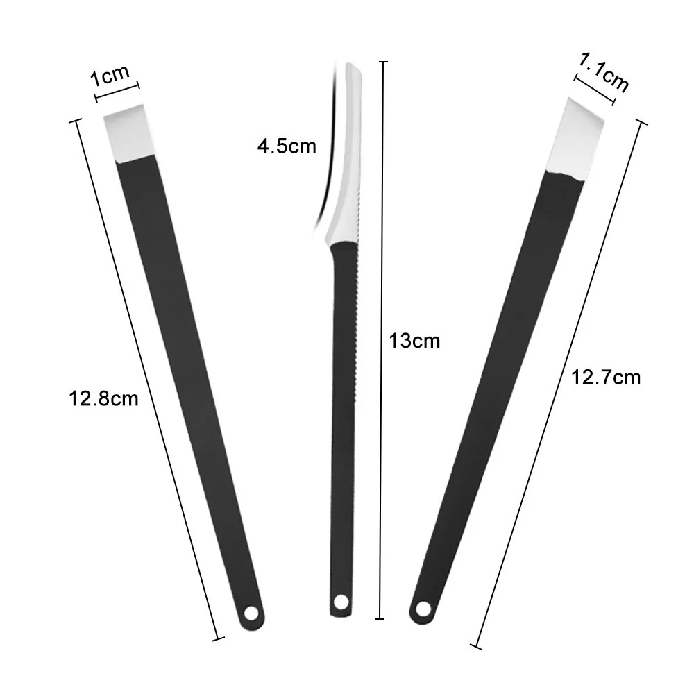 3 шт. нож для педикюра из нержавеющей стали черного цвета инструменты вросших