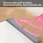 Резиновая щетка с ручным нажимом, Швабра, Волшебная щетка, скребок для мытья пола, Швабра для пола, щетка для подметания, щетка для шерсти домашних животных