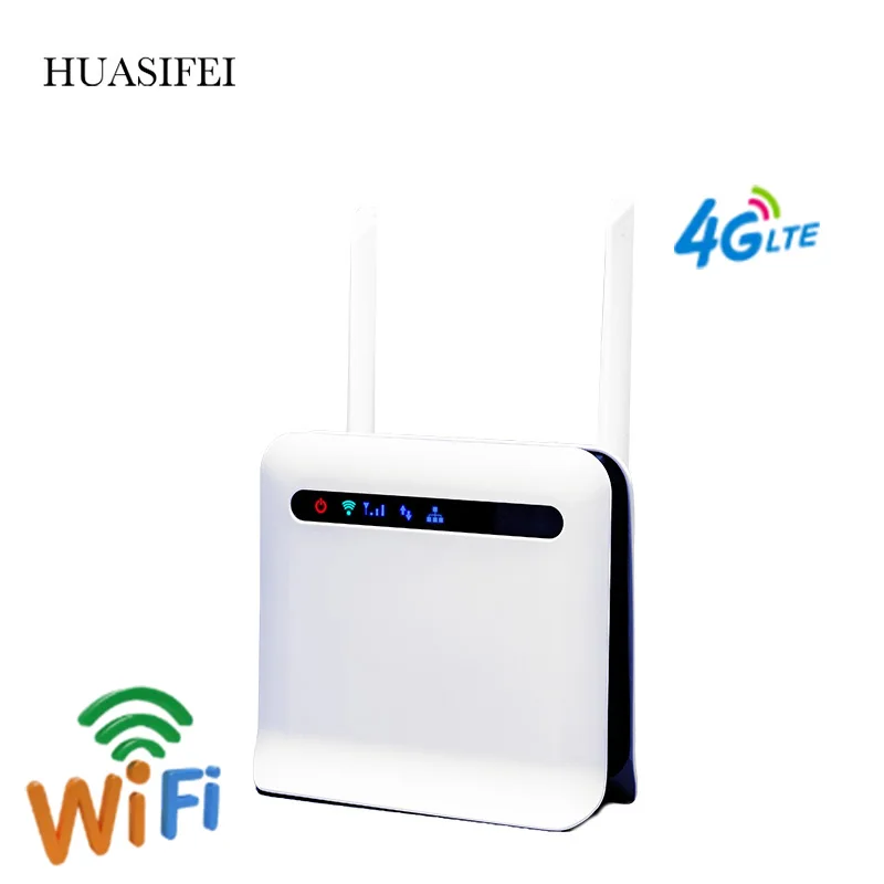 HUASIFEI unlocked 300Mbps 3G4G wireless router 2.4G Sim card 4g Wifi with slot 2*5Dib detachable antenna | Компьютеры и офис