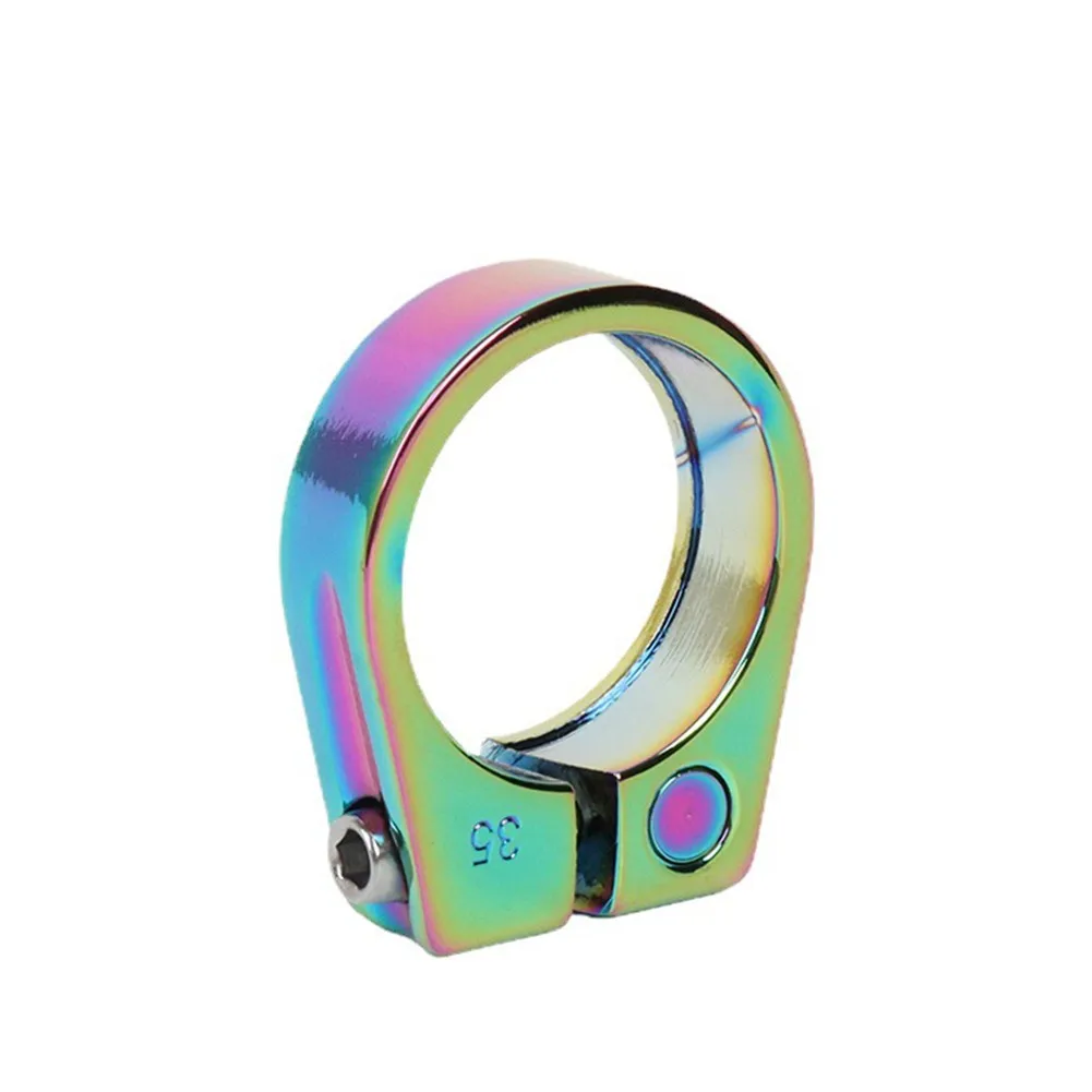 

Colorful 28.6 31.8 34.9mm Aluminum MTB Road Bike Bicycle Seatpost Clamp Ultra-light Durable Seatpost Clamp Bikes Accessories