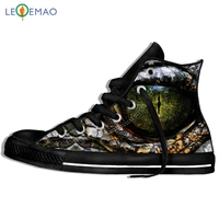 walking canvas boots shoes breathable alligator face crocodile teeth big mouth wearable comfort sport shoes classic sneakers