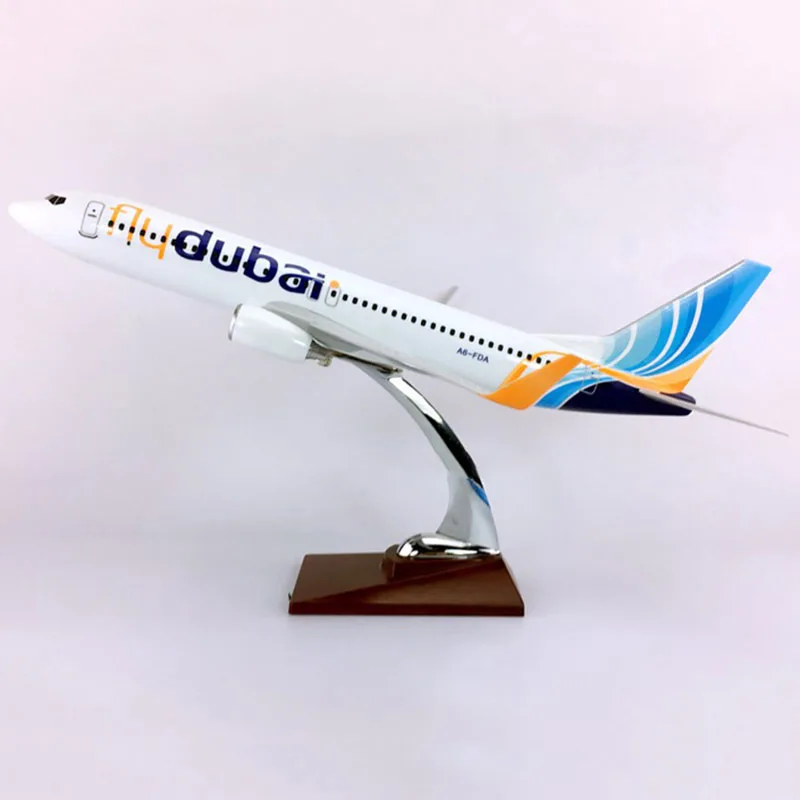 40 см FLY DUBAI 737 B737-800 авиакомпаний 1/111 шкала авиационные модели игрушки самолетов