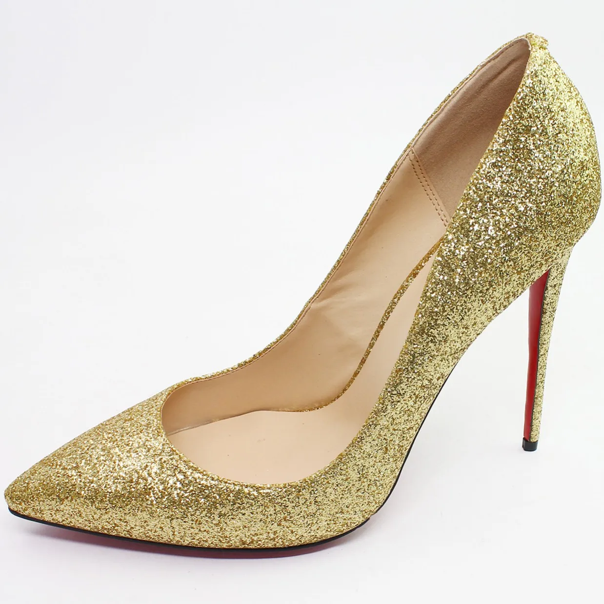 

Women Shoes High Heels Microfiber Dress Pumps Shoe Ladies Pointed Toe Elegant Work Blue Pumps Shoes Womens Shoes D009C