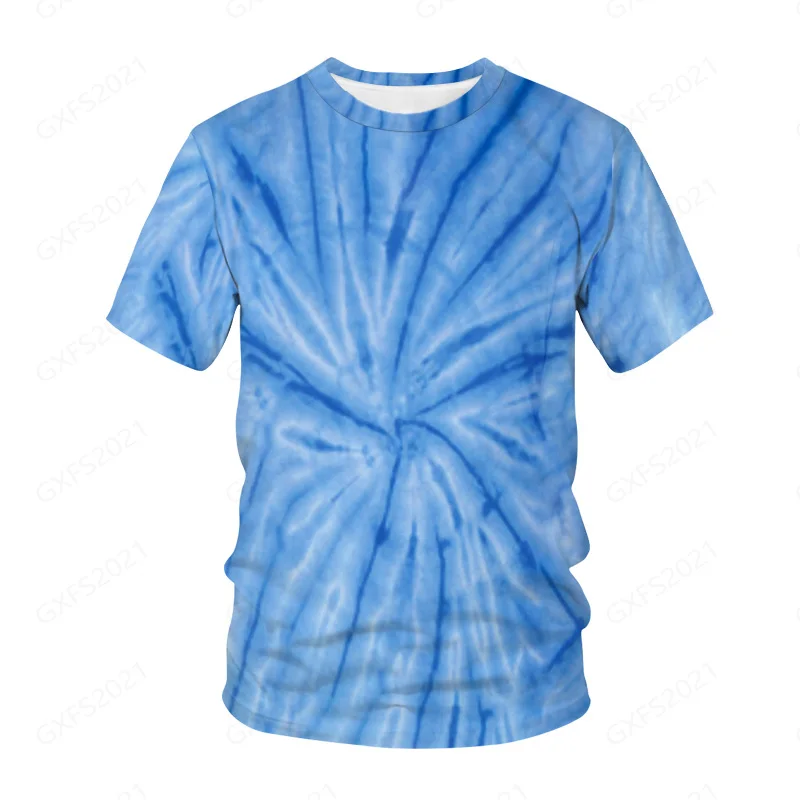

2021 Men's Children's Summer 3D T-Shirt Printed Round Neck T-Shirt Color Street Hip Hop Party Abstract Short Sleeve Fashion Hot