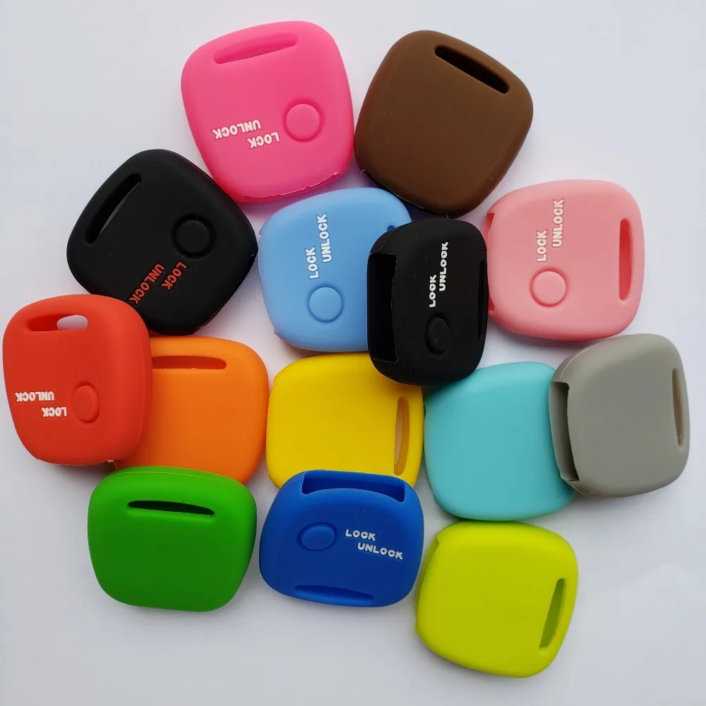 Силиконовый чехол для ключа Suzuki Wagon R Moko Nissan PINO Mazda 1 кнопка 20 шт./лот|key case for car|fob