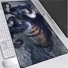 Большой коврик для мыши XGZ с анимационным рисунком дракона и легенды, компьютерный коврик для ноутбука, офисный игровой коврик для мыши HD, нескользящий Настольный коврик
