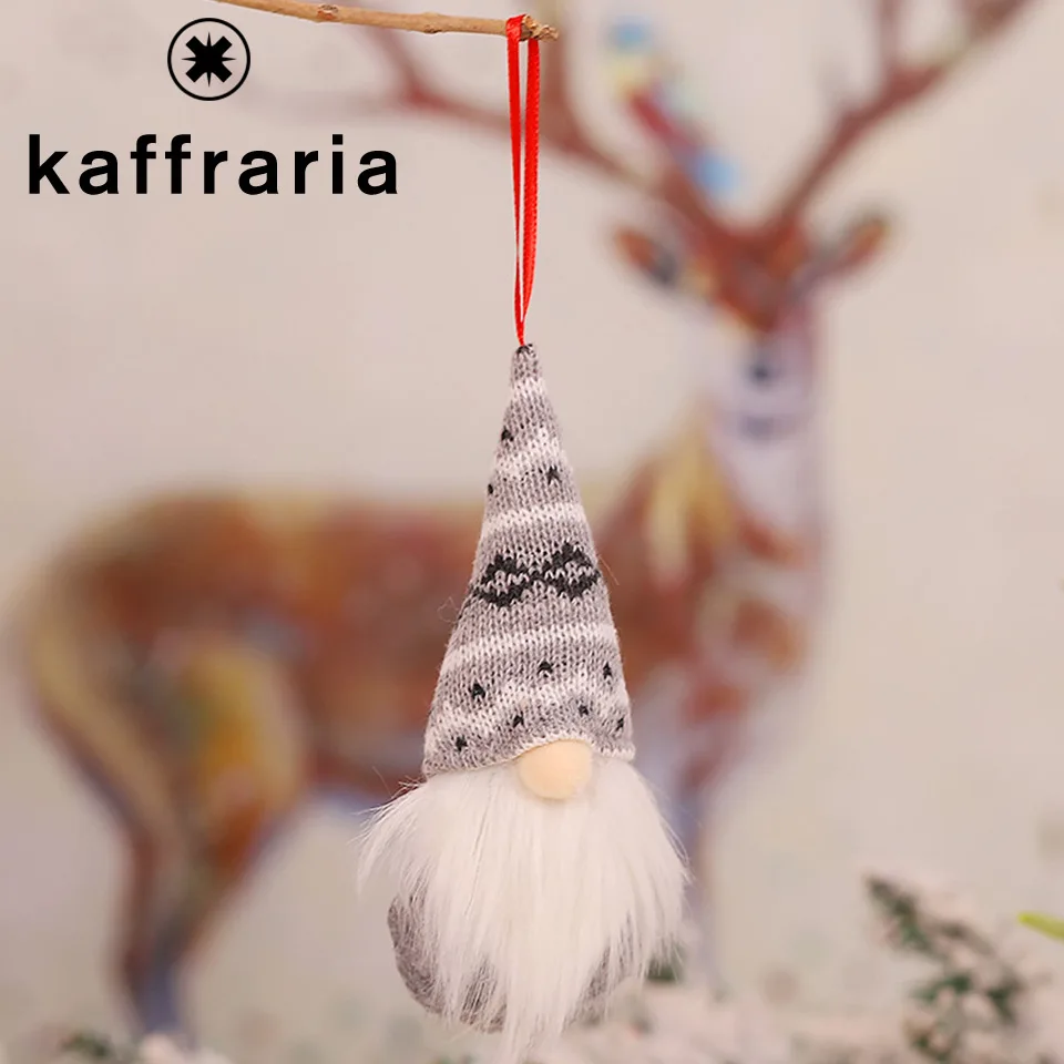 4 шт/комплект рождественские украшения Вязаная Шерсть кукла лесник очарование