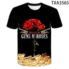Guns N Roses 3D печатных футболка Женская Повседневная хлопковая скидка футболка 2021 дышащая уличная забавные хлопковые топы