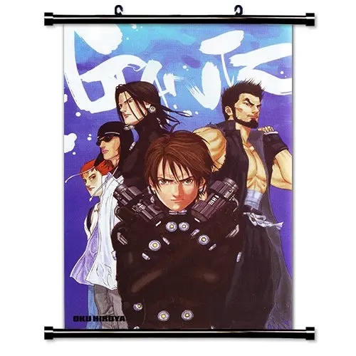 Настенный постер Gantz в стиле японского аниме для домашнего декора 40x6 см | Дом и сад
