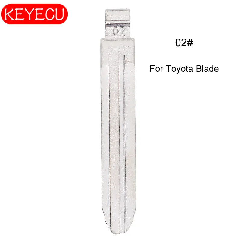 

KEYECU 10PCS/LOT KEYDIY Universal Remotes Flip Blade 02#,Toy43FH for Pontiac,Scion,Toyota