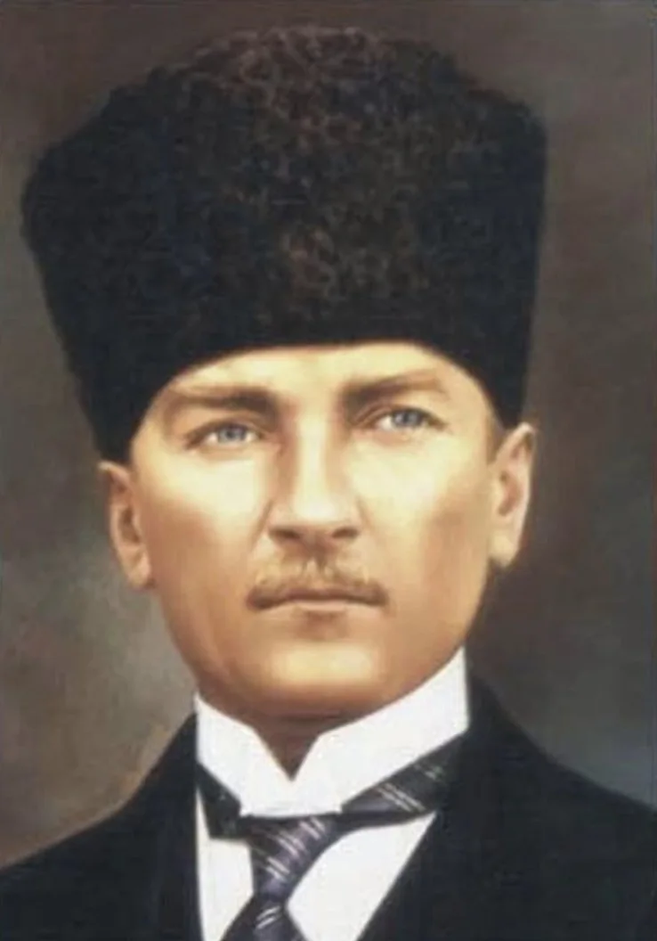 Стандартный портрет Mustafa kemale Ataturk турецкий лидер декоративный постер настенный холст стикер декор домашнего бара подарок