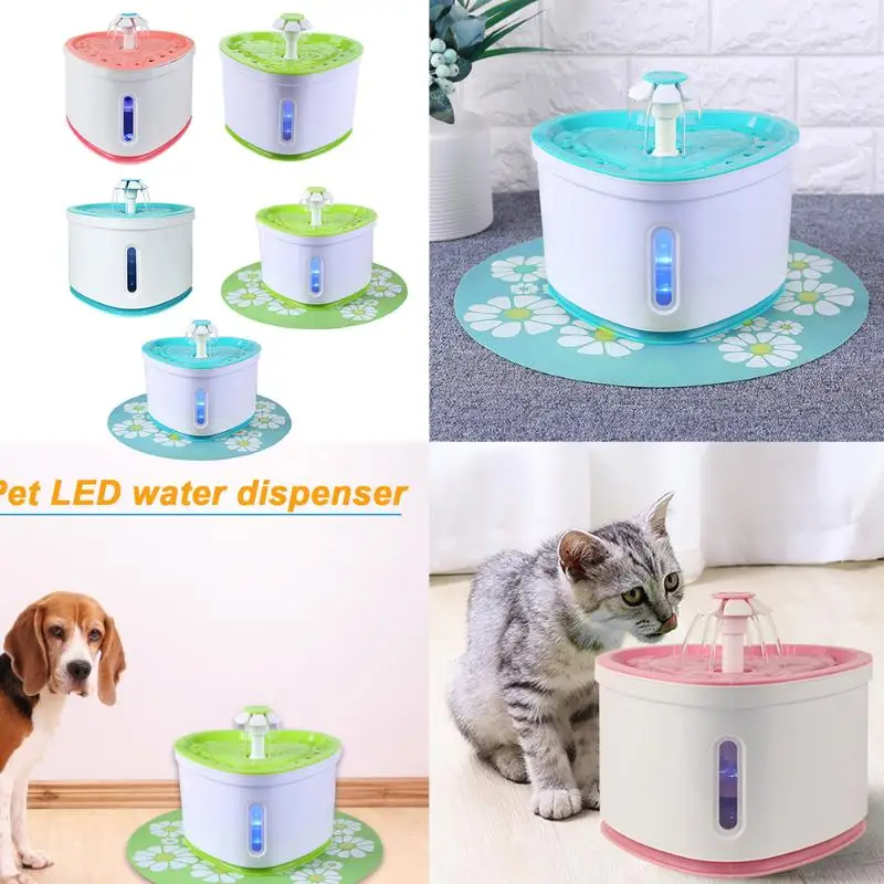 Электрическая поилка для собак и кошек бесшумный автоматический питьевой фонтан