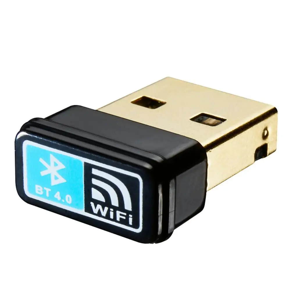 Новый BT4.0 150 м мини usb Wi Fi Bluetooth двойная функция беспроводная сетевая карта для