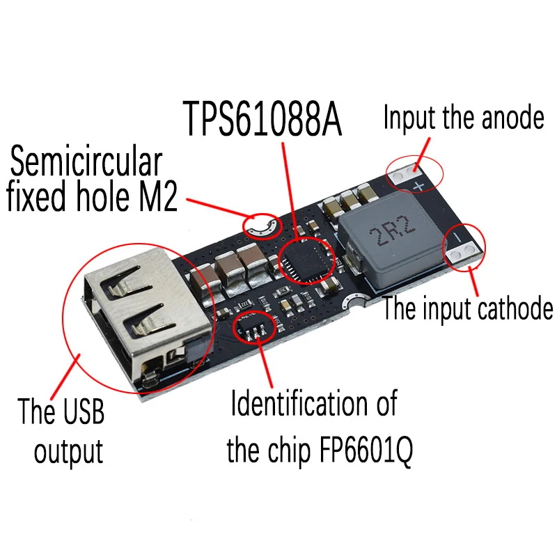 Одна ячейка литиевой батареи Boost модуль питания платы 3 7 в 4 2 литр 5В 9В 12В Usb кабель