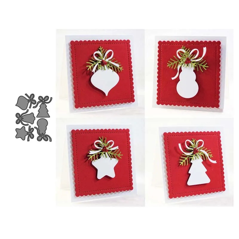 

Metal cutting dies Christmas bell cut mold Scrapbook paper craft knife mould blade punch stencils