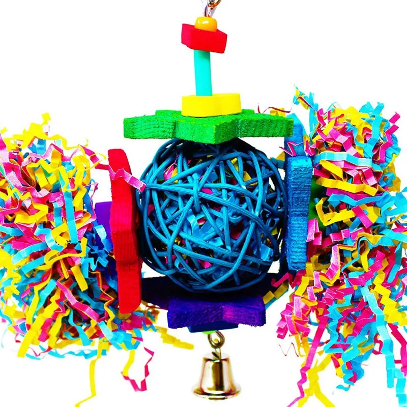 Игрушки для дома птицы попугай жевательные игрушки пятиконечная звезда