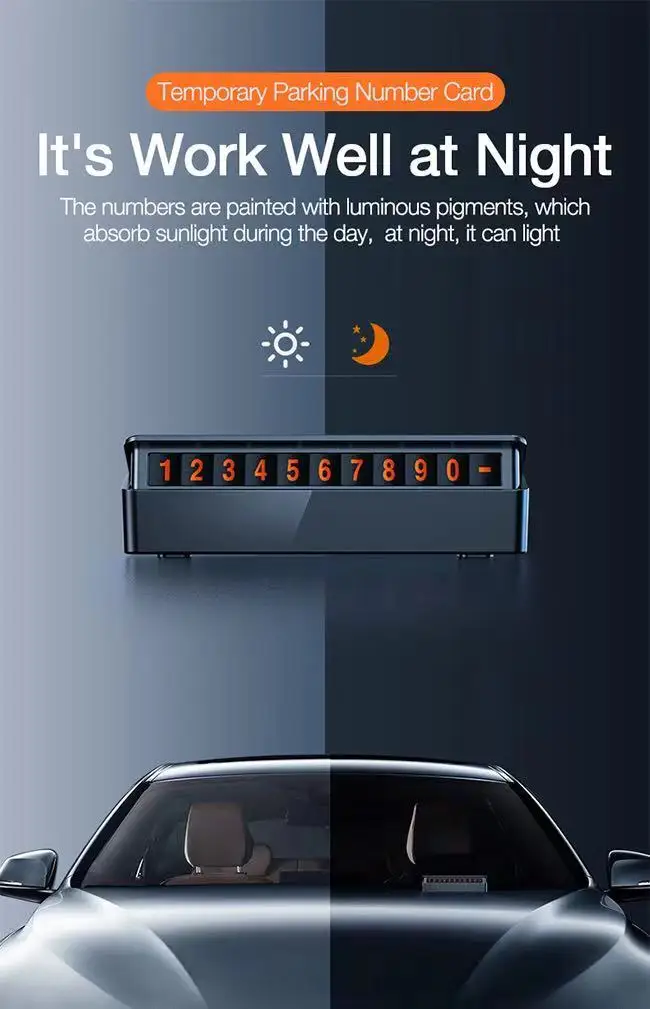 Автомобильные брелки с логотипом для временной парковочной карты магнитной