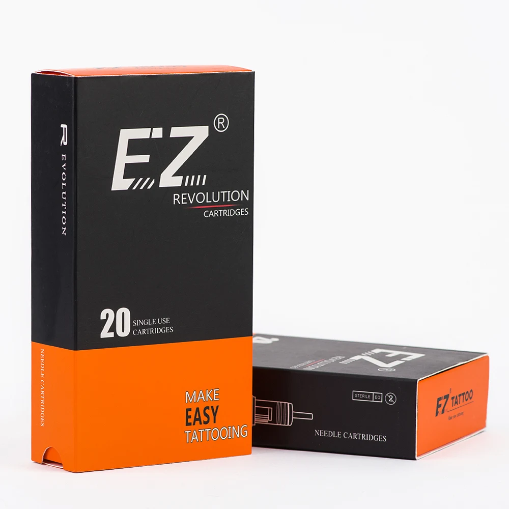 Картридж EZ Revolution для тату-игл Круглый растушевыватель #12 0 35 мм длинный конус 3 5