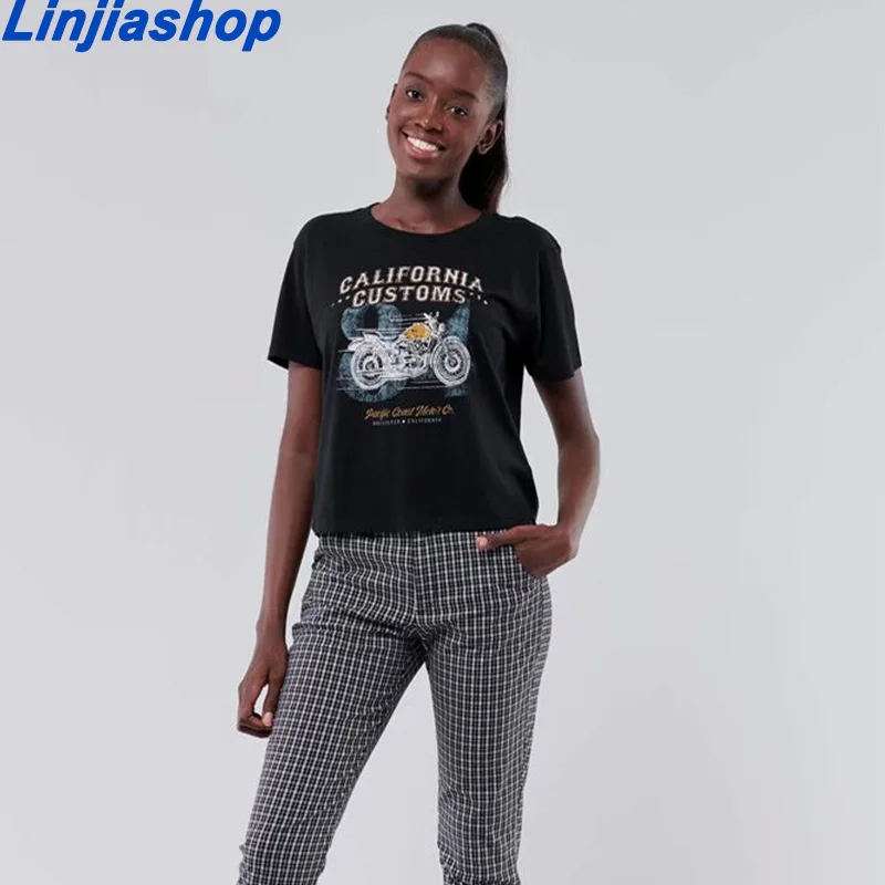 

Футболка большого размера в стиле Харадзюку, модный топ в стиле панк, в стиле унисекс, в стиле хип-хоп, Готическая уличная одежда