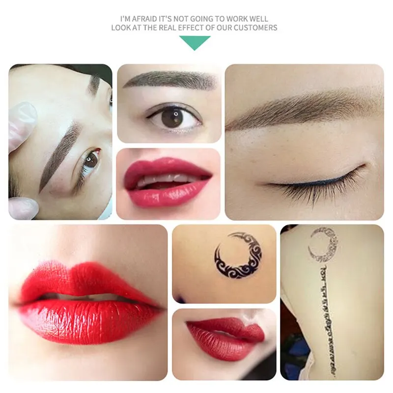 

New 5 pcs Permanent Makeup Repair Gel Tattoo Nursing Ointment Anti Scar Tattoo Aftercare Cream for Eyebrow and Lips