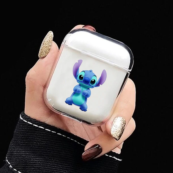 13 Мультяшный чехол для Airpods, милый, с милым сердечком, прозрачный, Жесткий Чехол для ПК, чехлы для AirPods, защитные беспроводные наушники - Цвет: 13