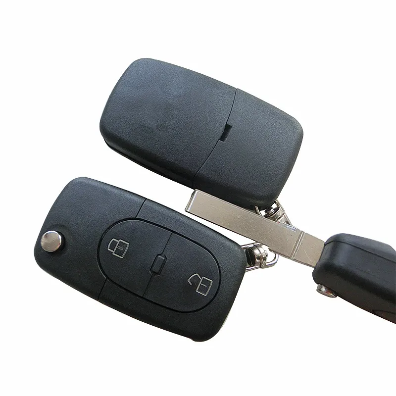 Раскладной ключ 2 + 1 3 кнопки дистанционный Автомобильный чехол брелок без ключа