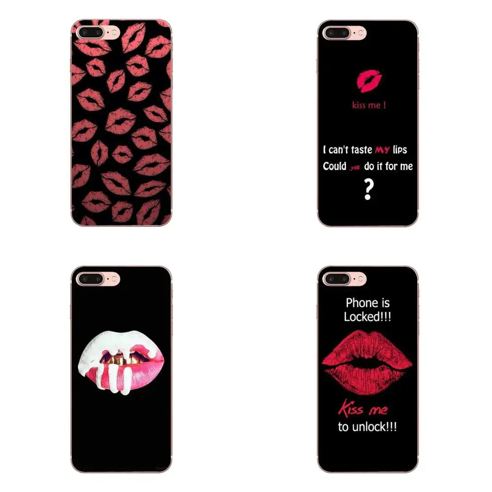 Чехол для телефона Kiss Me Lips Lipstick Rouge Top Soft TPU Print для Samsung Galaxy A71 Note 10 Plus A51 A50 A71 51.