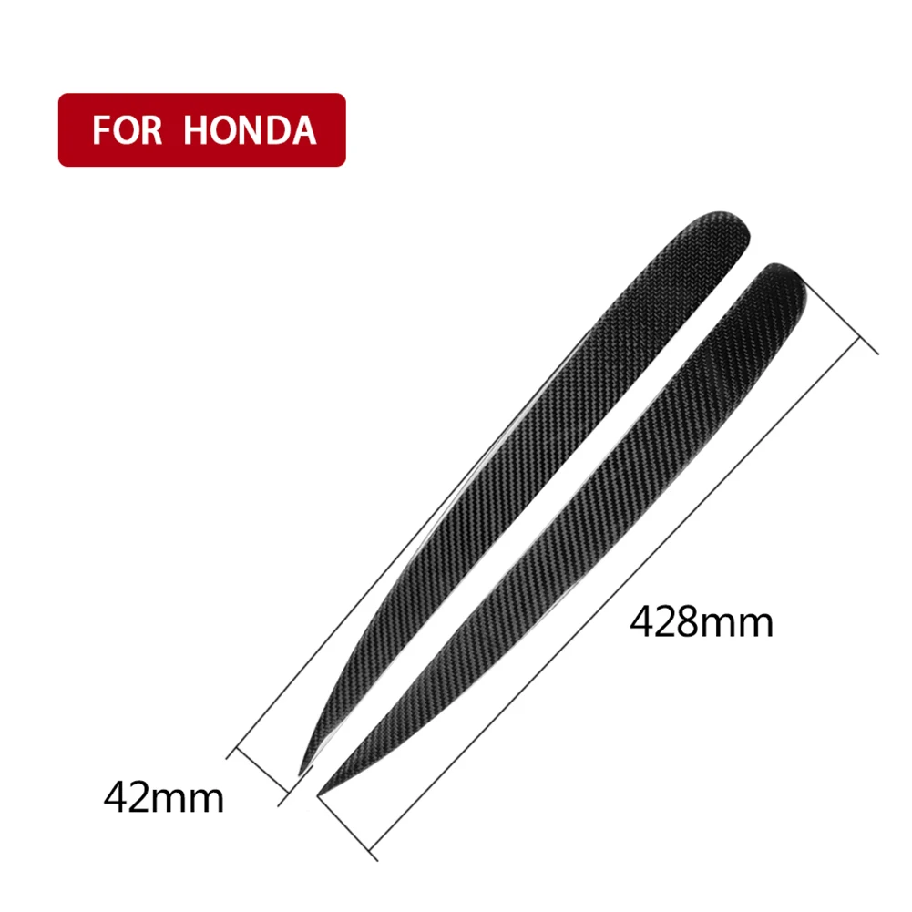 

Car Headlight Sticker for Eyebrow Eyelids Carbon Fiber Stickers Trim Cover for Honda S2000 2000-2009 fit Supplies