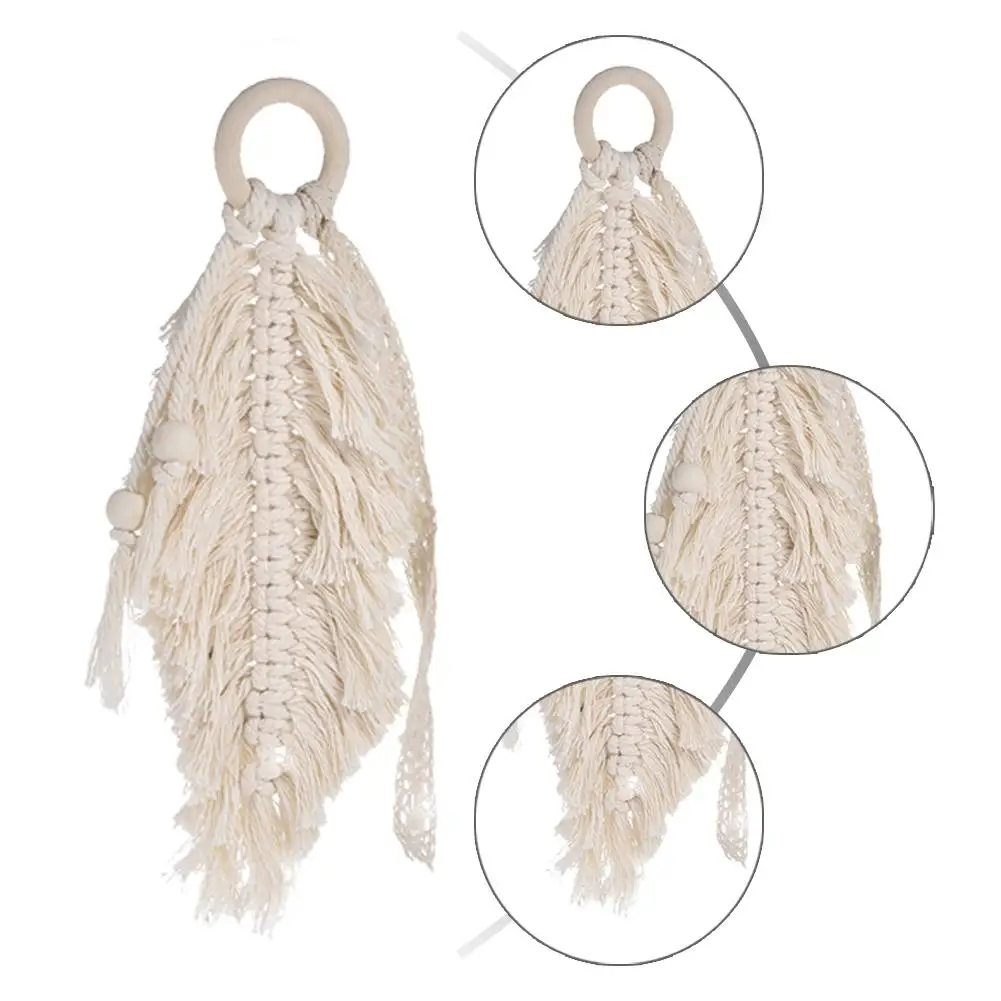 Нордический минималистичный гобелен украшение для дома имитация листьев