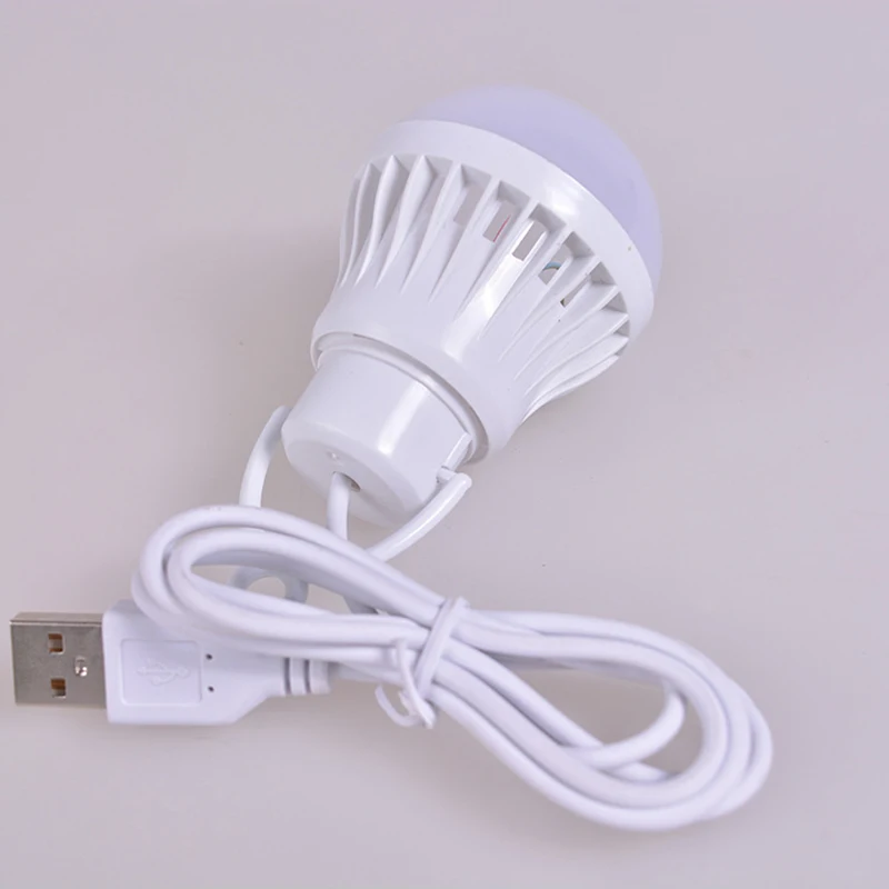 Портативный USB светодиодный энергосберегающий лампочка, светодиодный шариковый лампочка для наружного ноутбука, USB Мобильный аварийный светильник, лампа для чтения