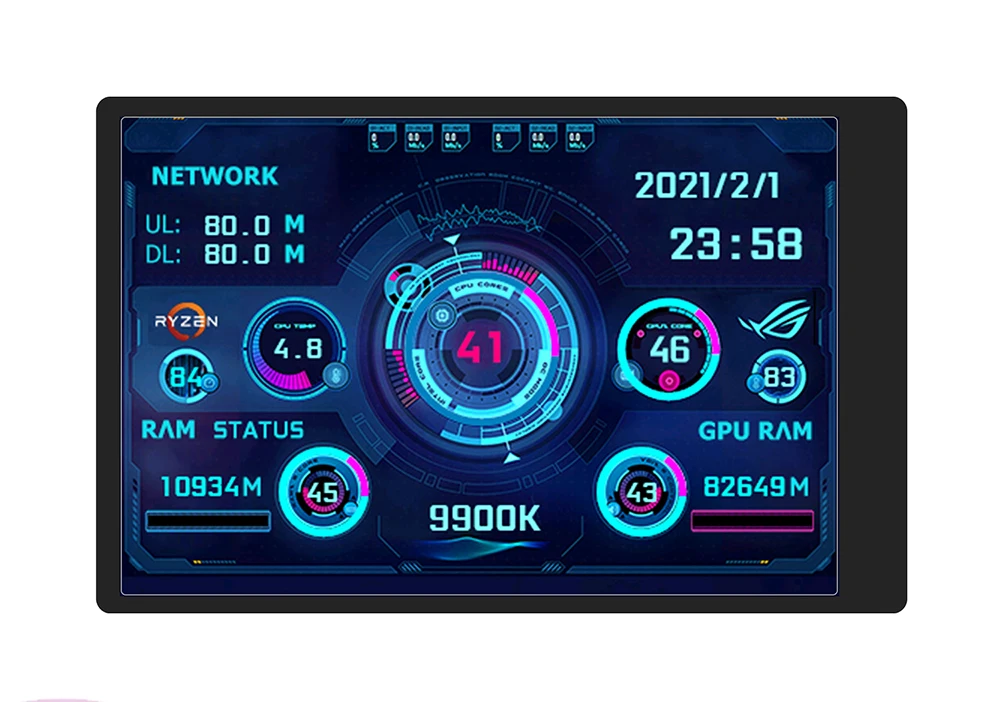 3 5 Дюймовый 320*480 Мини емкостный экран IPS модуль для шасси Aida64 USB Компьютерный