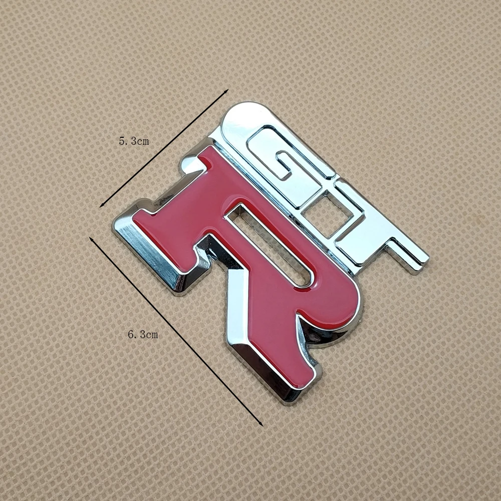 Автомобильный Стайлинг GTR аксессуары для автоэмблема гоночный значок багажника Наклейка 3 цвета