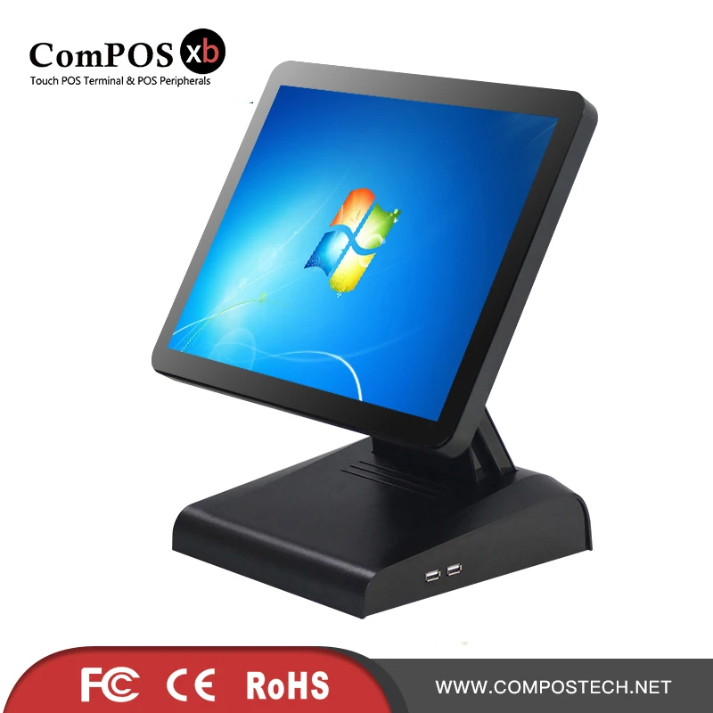 Кассовый аппарат 15 Pos Pc все в одном черный цвет система с 80 мм термальным