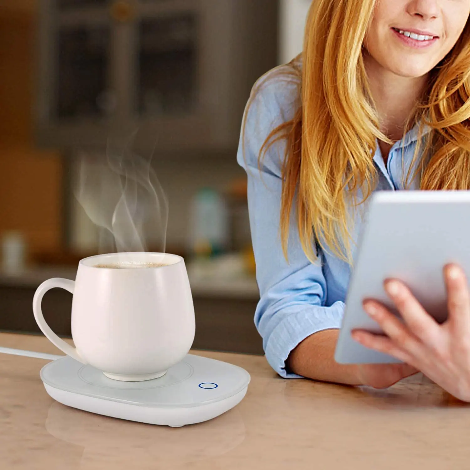 

Coffee Cup Warmer Heating Mat Heater for Tea Coffee Heating Cup Mat Milk Heater Office Desk Mug Warmer with Automatic Shut Off