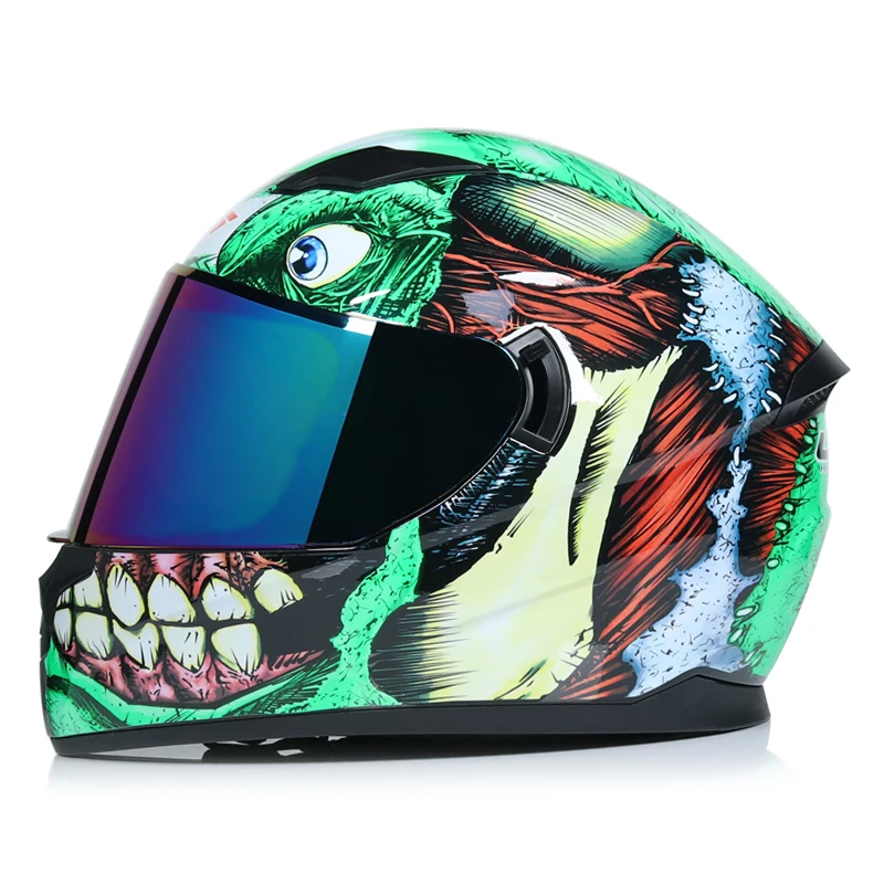 

Full face motorcycle helmet, professional helmet, dott motorcycle, SUV, dual lens, Vespa village helmet