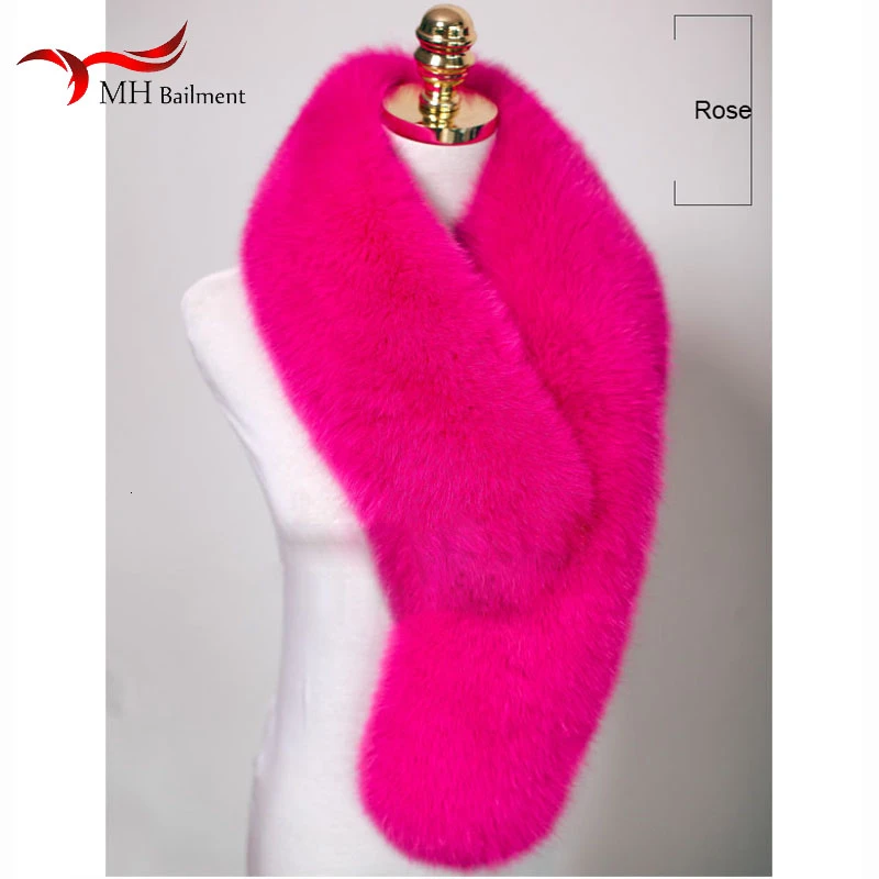 Осенне зимнее Новое натуральное толстое шаль из лисьего меха Дамское пушистое