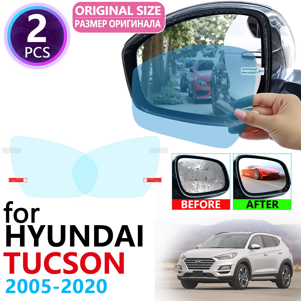 Для Hyundai Tucson 2005 ~ 2019 ix35 JM LM TL полное покрытие зеркало заднего вида противотуманная