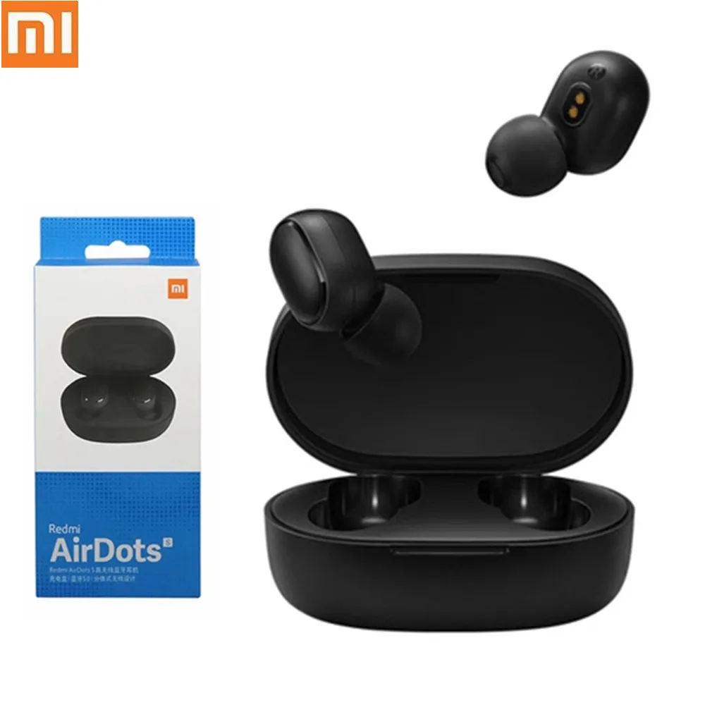 

Xiaomi Redmi Airdots S TWS Earbuds stereo Wireless Earphone Bluetooth Headsets with Mic Left Right Low Lag Mode Auto Link