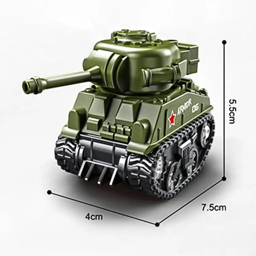 

Tank Model Pint-sized Pull Back 1: 64 Kids Educational Toy for Living Room Play City Vehicle Educational Toys For Childern