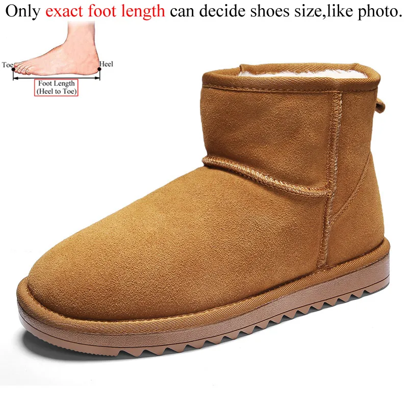 Camel Мужские зимние ботинки; Botas De Nieve Bota Neve; зимние ботинки; Kar Botu Botines Hombre; Мужская обувь; ботинки с высоким берцем; ботильоны унисекс - Цвет: Camel