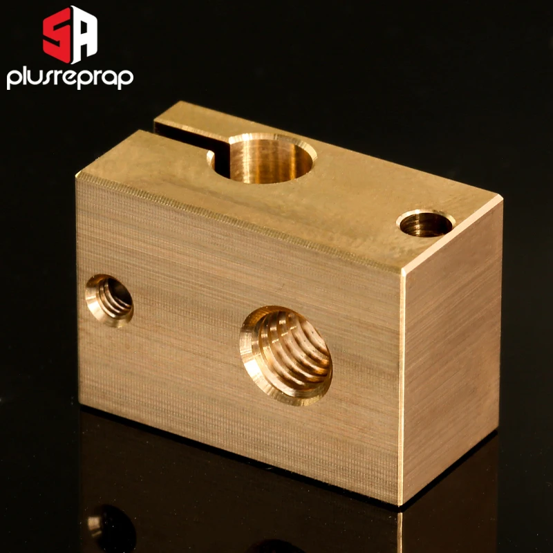 Медный латунный нагревательный блок для 3D принтера V6 J-head Hotend насадки подходят