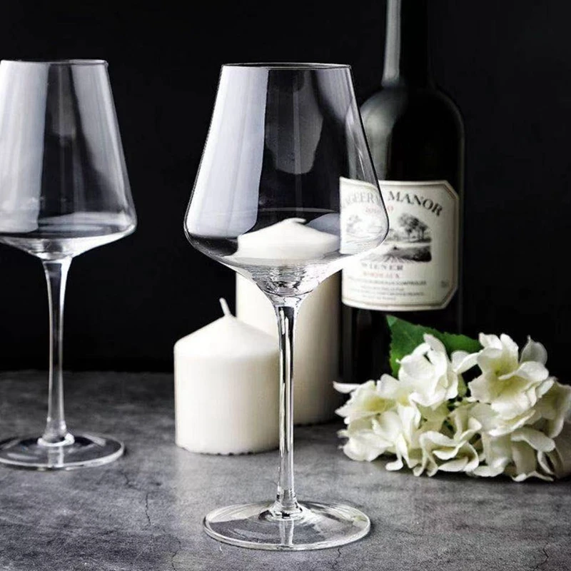 

2PCS/Lead-free Crystal Wine Glass, Goblet, High-grade Wine Glass, European Style