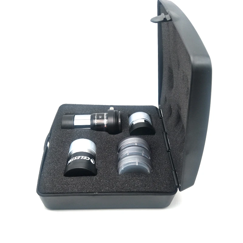 Набор аксессуаров Celestron AstroMaster 15 мм окуляр Kellner 6 Plossl 2x линза Барлоу с Т нитями