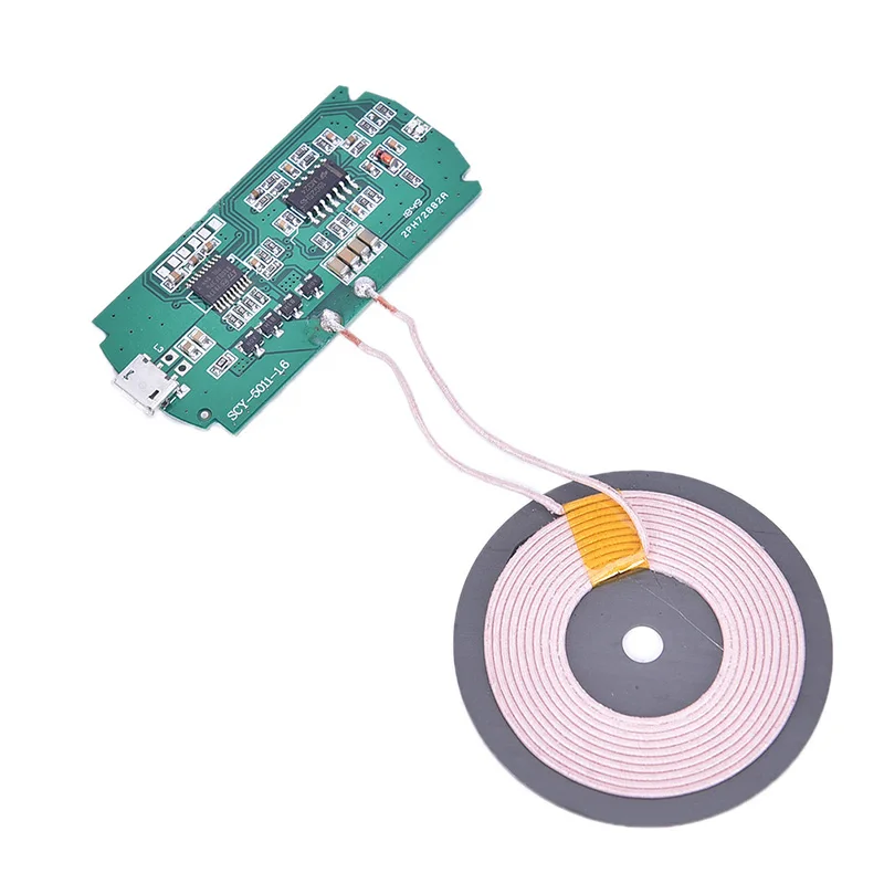 5W Qi DIY Wireless Charger Module PCBA Circuit Board With Coil Charging High Quality | Мобильные телефоны и аксессуары