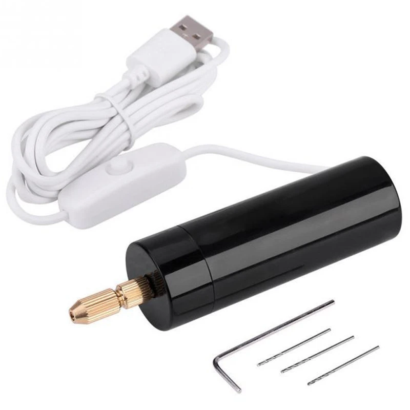 Электрическая ручная дрель гаечный ключ 5 В ручной двигатель отверстие