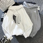 Мужская толстовка с капюшоном в стиле аниме Атака Титанов