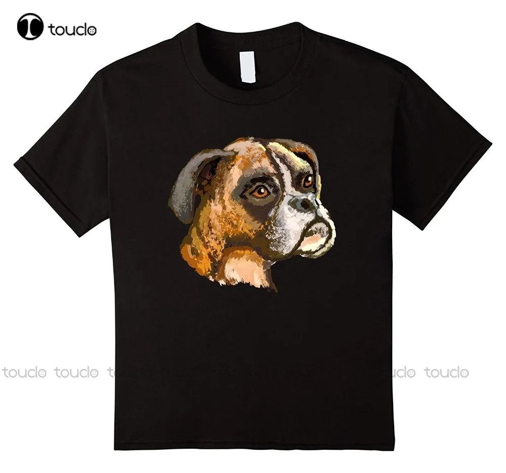 

Модная футболка-Хот-Боксер с собакой, футболка, футболка I Love Boxer, футболка на заказ, Aldult, подростковая, унисекс, футболка с цифровым принтом